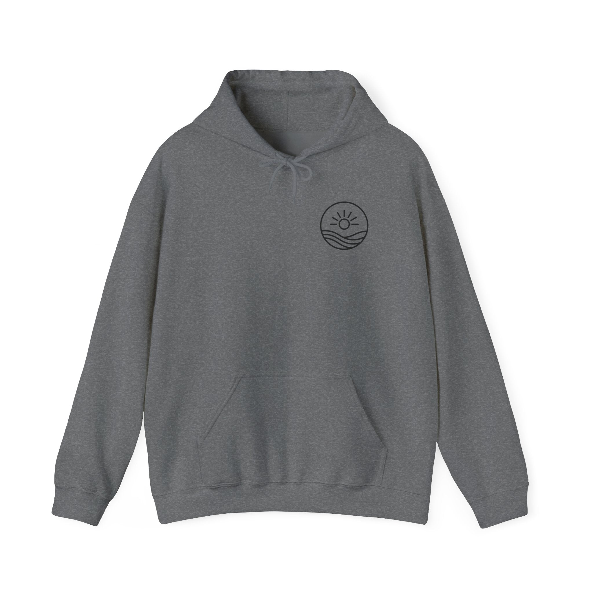 Sunrise Waves Hoodie – Minimal Beach