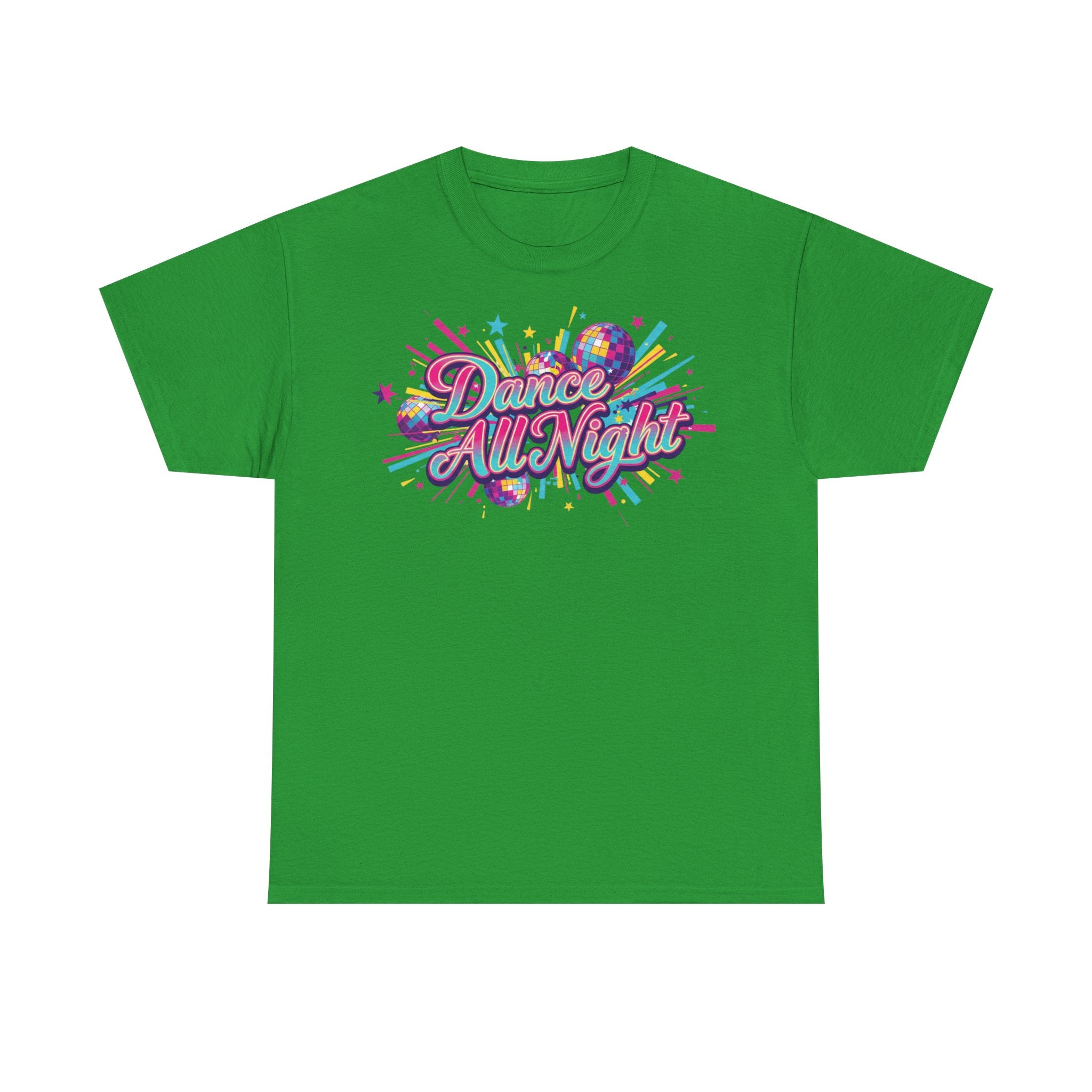 Dance All Night T‑Shirt — Retro Neon Dance Party Tee